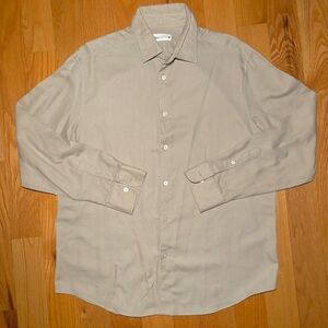 Zara Khaki Dress Shirt - Like New 🔥